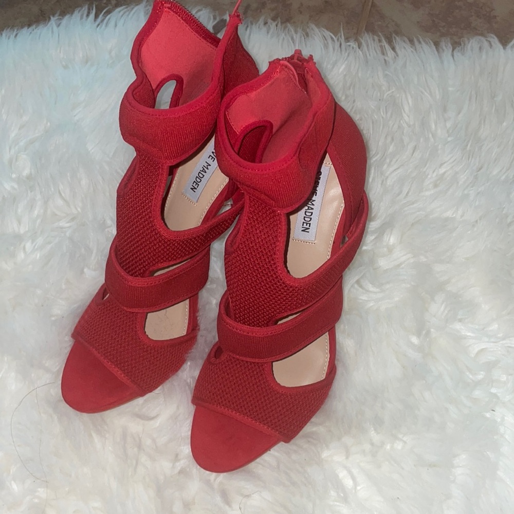 Red Steve Madden Heel